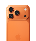 iPhone 17 Pro, back exterior, Cosmic Orange colour, Pro Fusion camera system in plateau at top