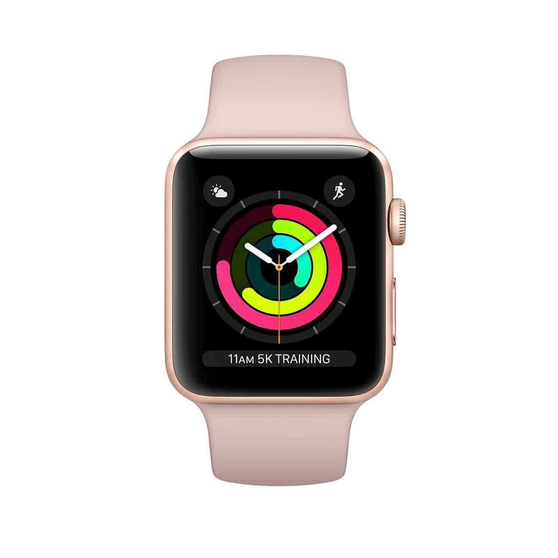apple watch series 4 pink gold