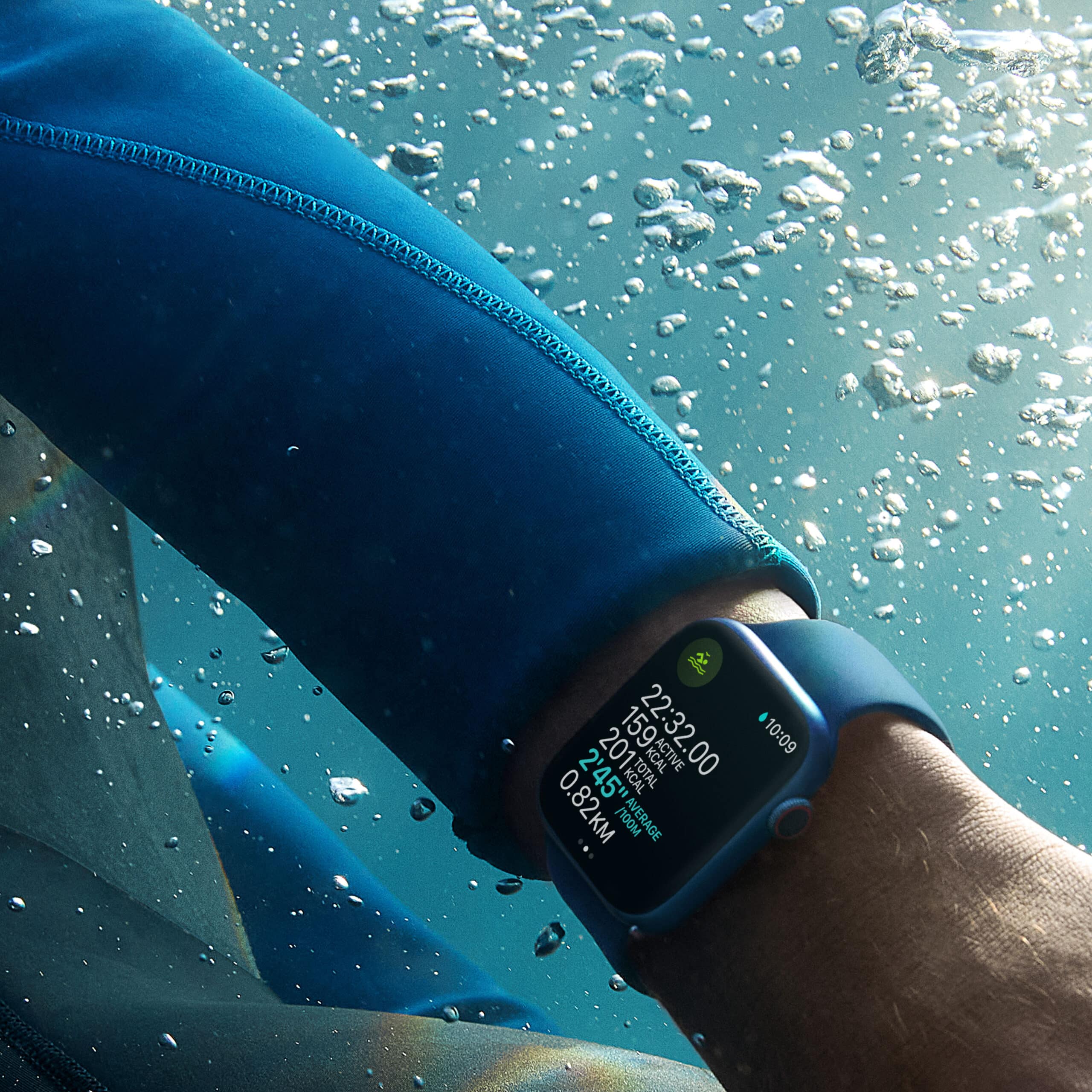 apple watch 3 piscina