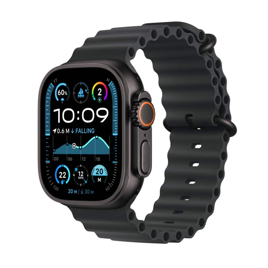 Apple Watch Ultra 2 GPS + Cellular 49mm Black Titanium Case with Black Ocean Band | BRAND NEW - SEALED BOX | 24 MONTHS WARRANTY