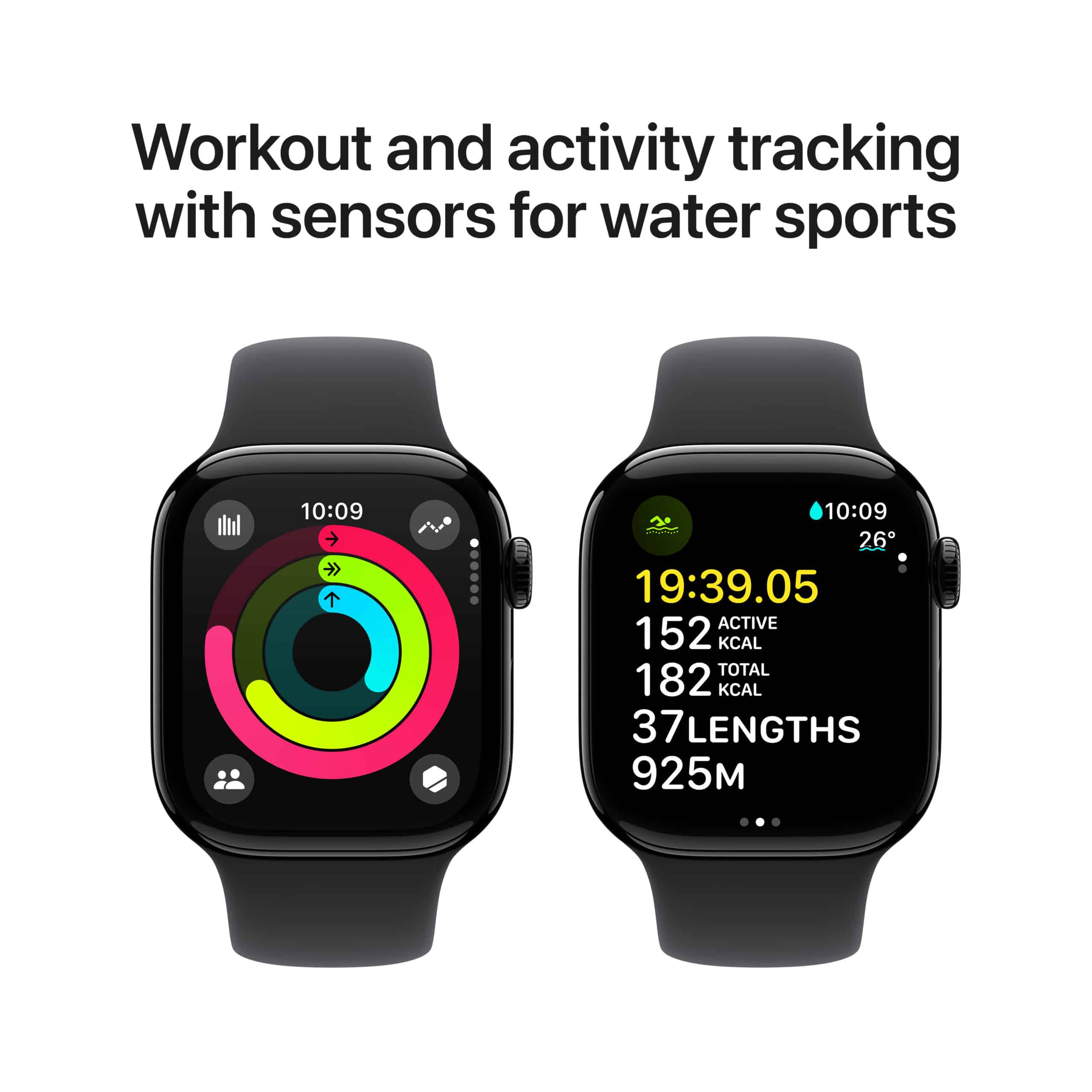 Apple watch series 6 in water outlet
