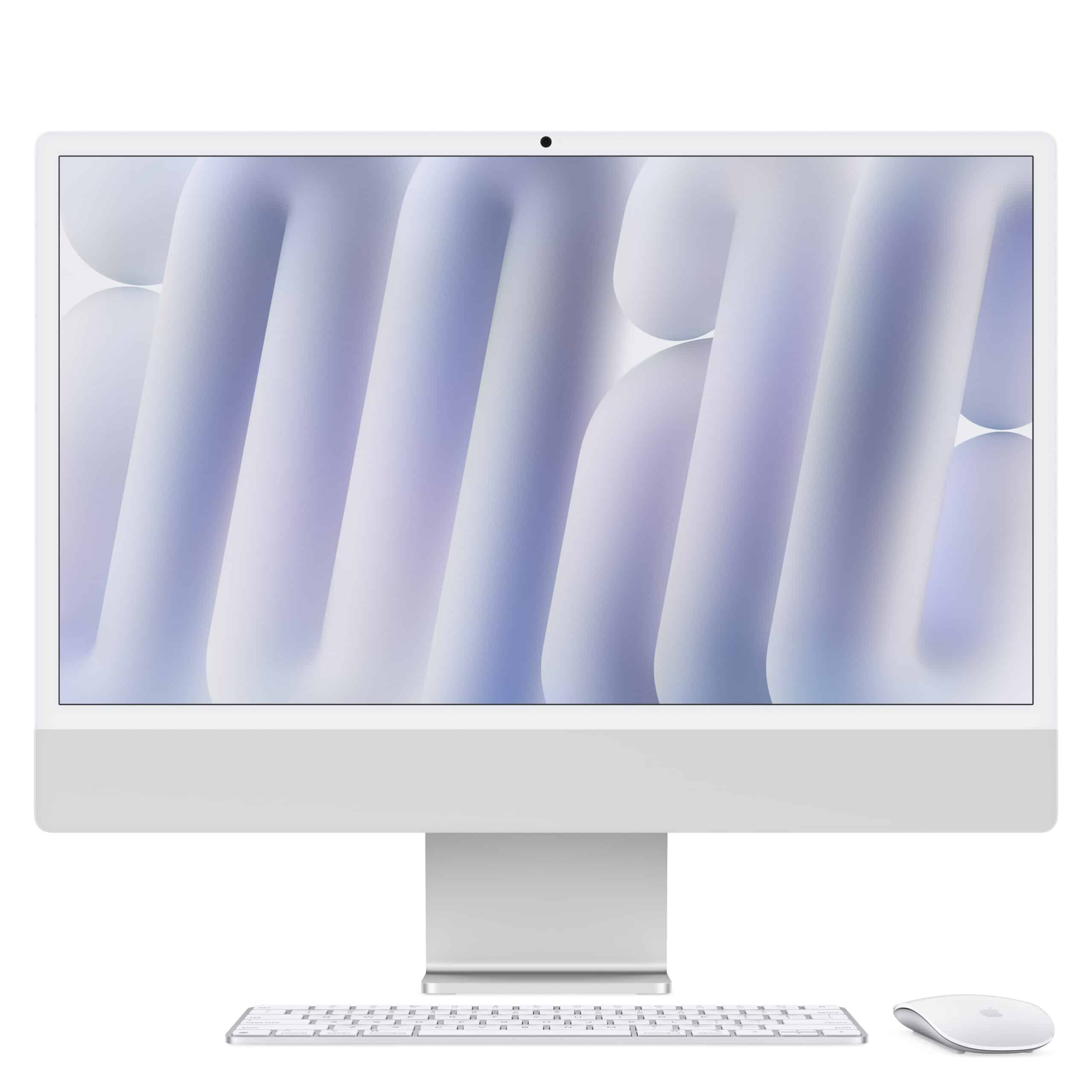 Image of iMac (M4) - 512GB, Silver, Apple M4 chip 10-core CPU 10-core GPU, 16GB RAM MWUV3B/A