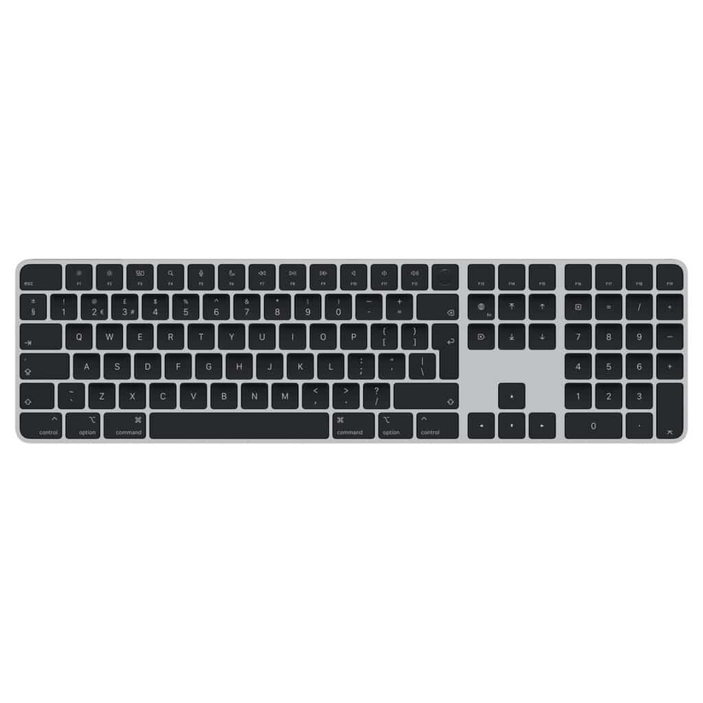 Magic Keyboard with Touch ID and Numeric Keypad (Lightning) - British English - Black | Ex-Demo – GRADE B | NO ACCESSORIES INCLUDED | 6 MONTHS WARRANTY