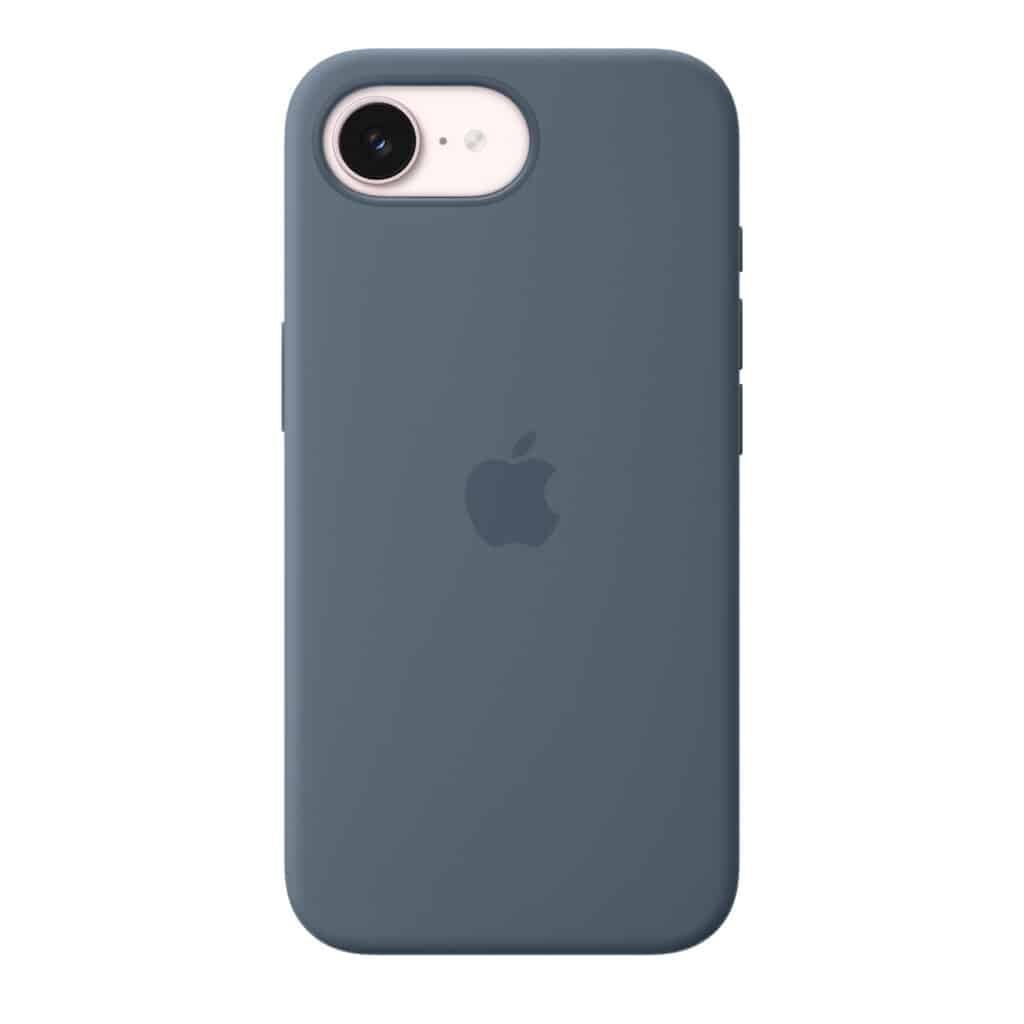 iPhone 17e Silicone Case with MagSafe – Anchor Blue